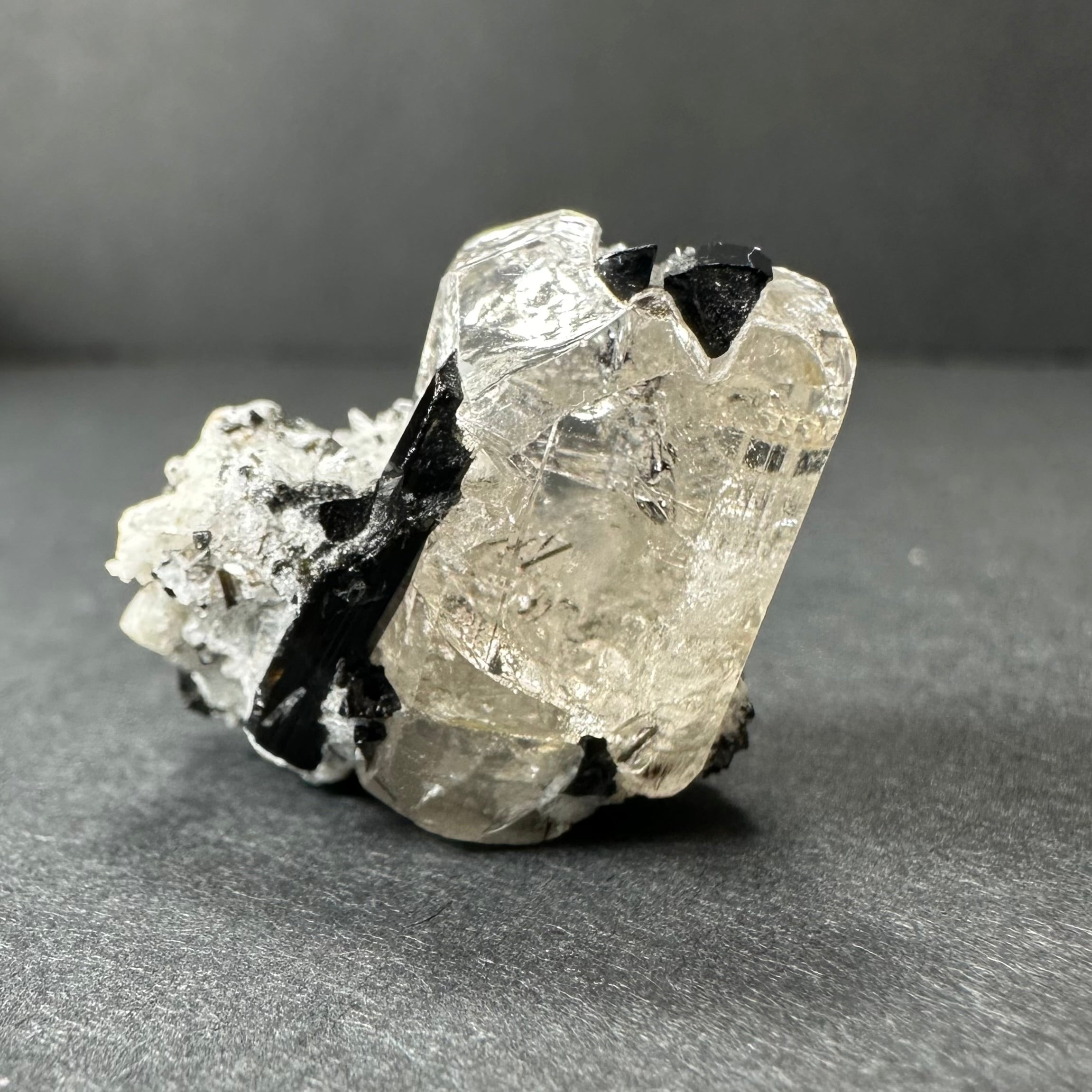 White Topaz with Black Tourmaline Mt.
Antero, San Isabel National Forest, Colorado