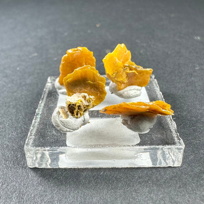 Micro Wulfenite Crystal Clusters