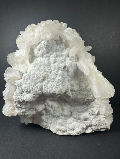 Stilbite with Green Apophyllite and Mordenite on matrix