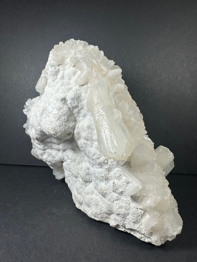 Stilbite with Green Apophyllite and Mordenite on matrix