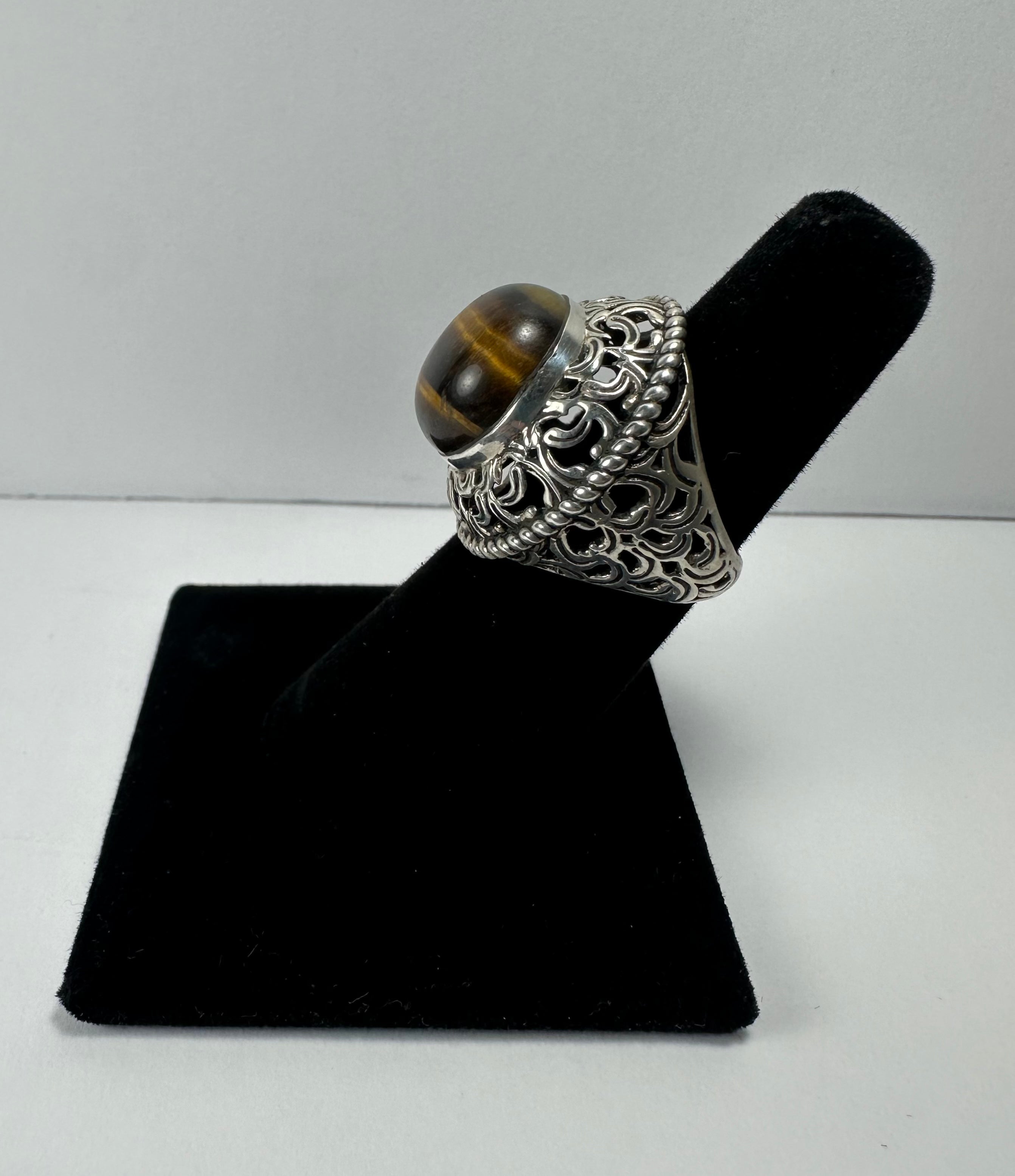 Tiger's Eye Ring - Size 5.5