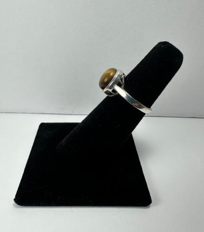 Tiger's Eye Ring - Size 5 by Rare Earth Gallery - product image 4 for Resin Society