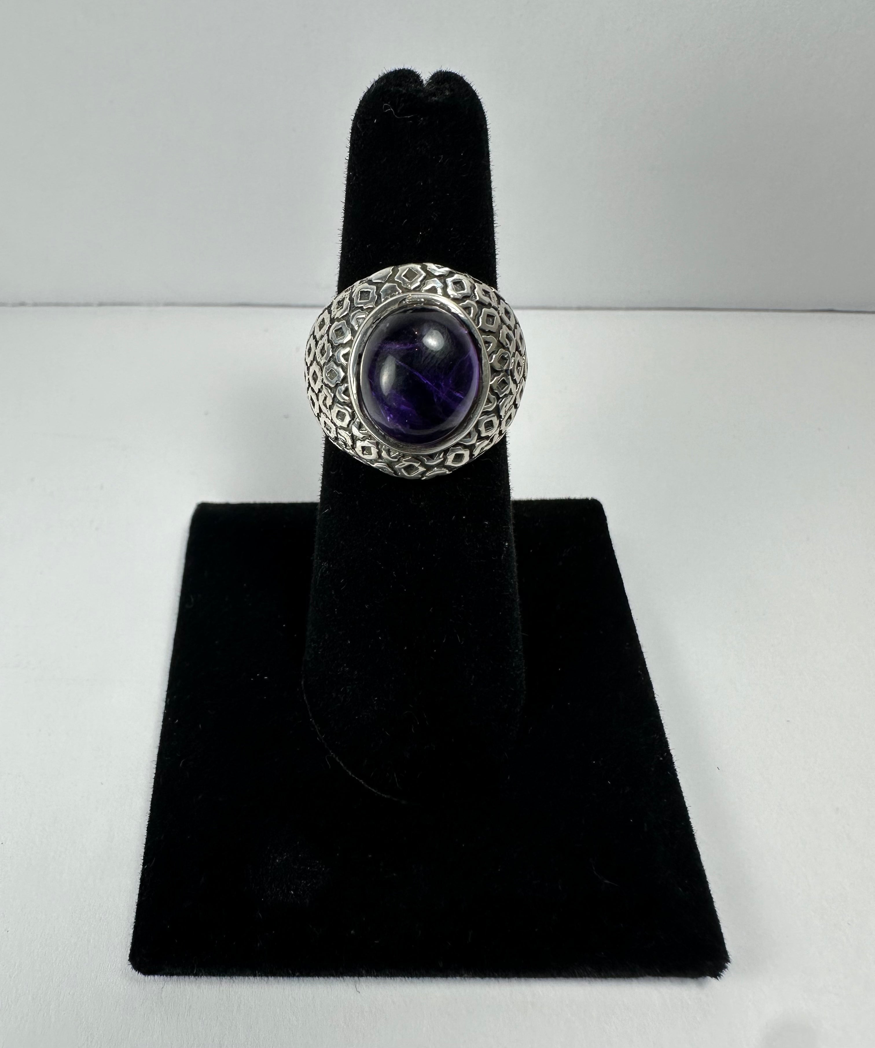 Amethyst Ring - Size 5.5 by Rare Earth Gallery - main product image for Resin Society