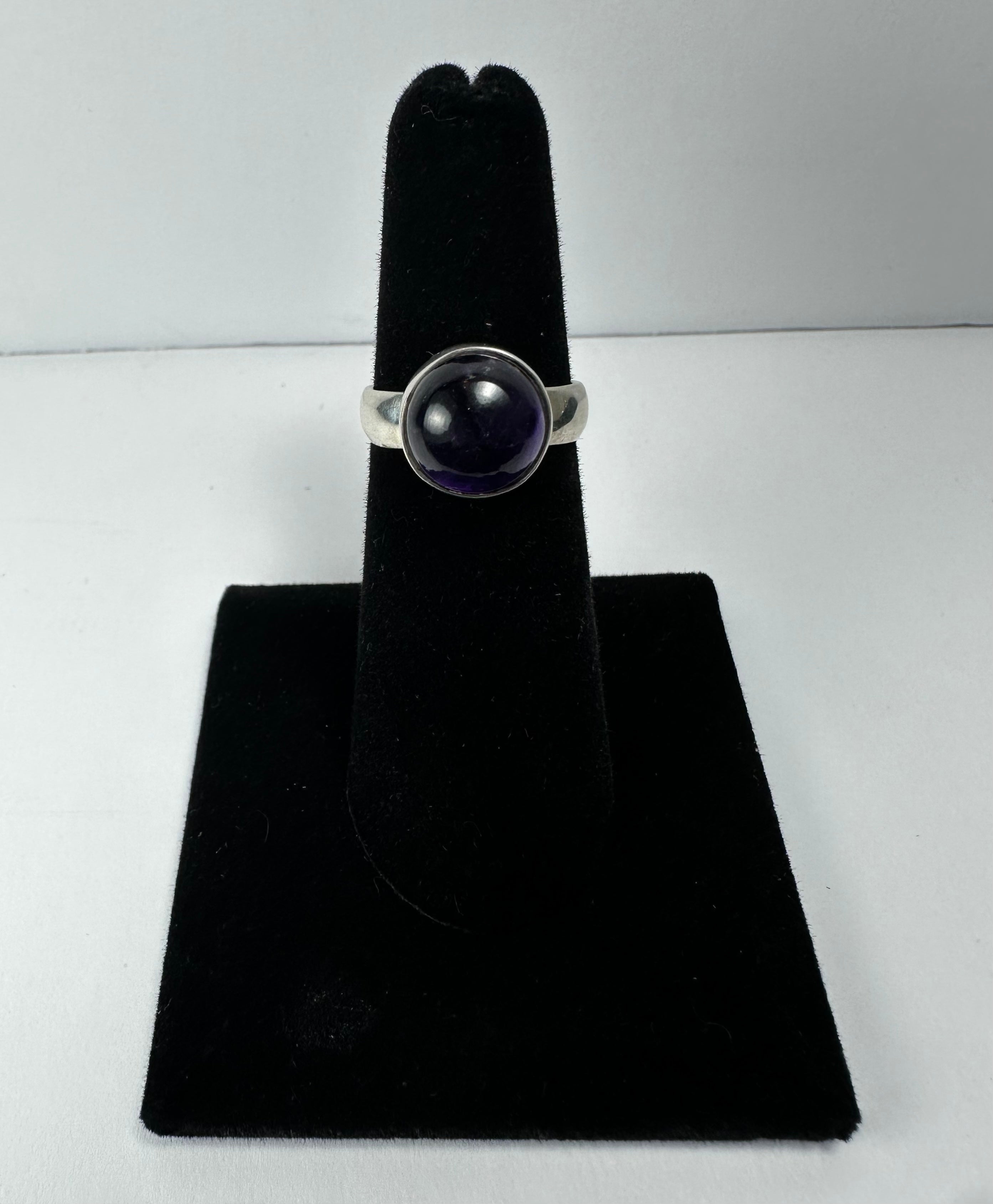 Amethyst Ring - Size 5.5 by Rare Earth Gallery - main product image for Resin Society