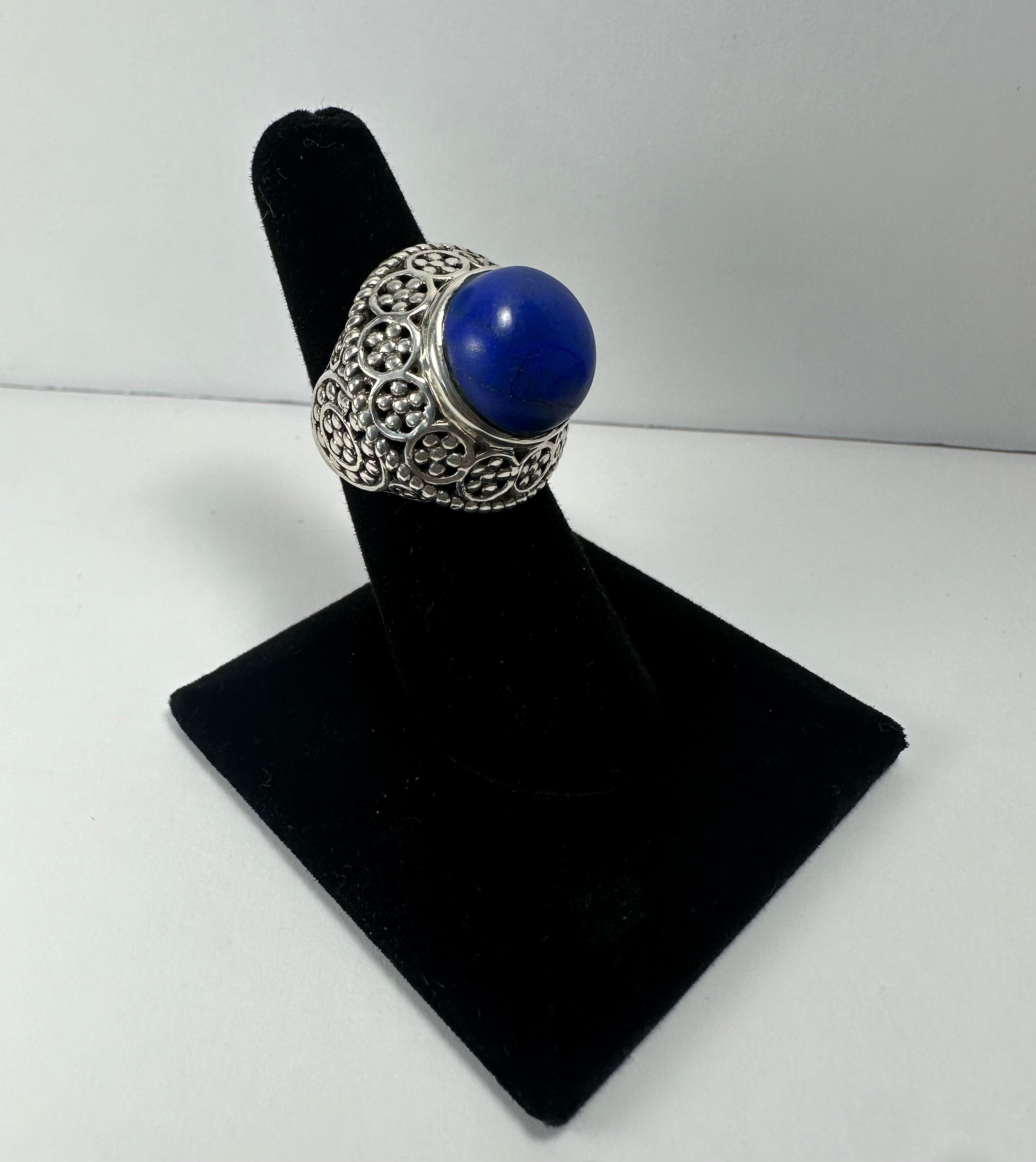 Lapis Lazuli Ring - Size 5.5 by Rare Earth Gallery - product image 5 for Resin Society
