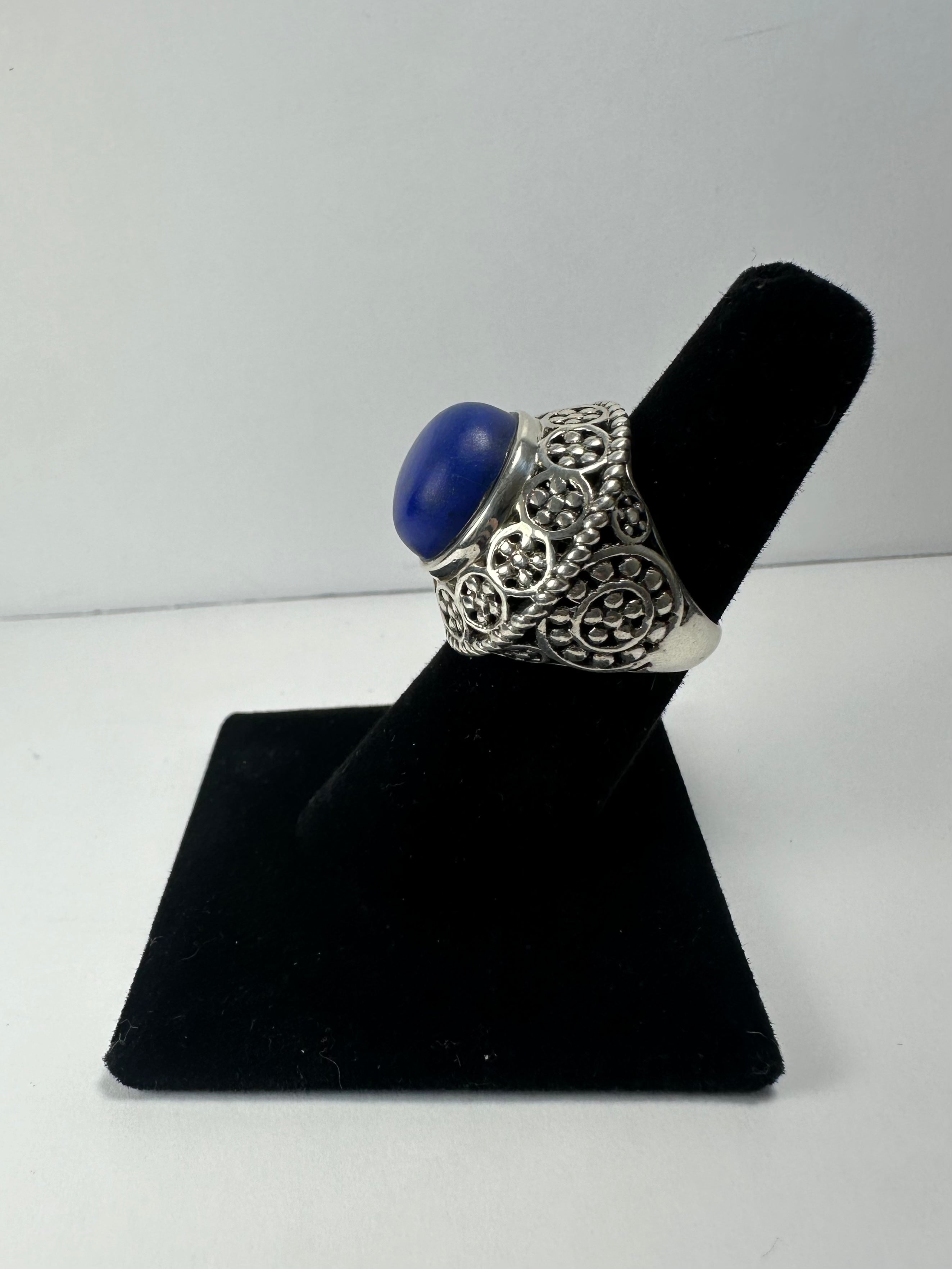 Lapis Lazuli Ring - Size 5.5 by Rare Earth Gallery - product image 4 for Resin Society