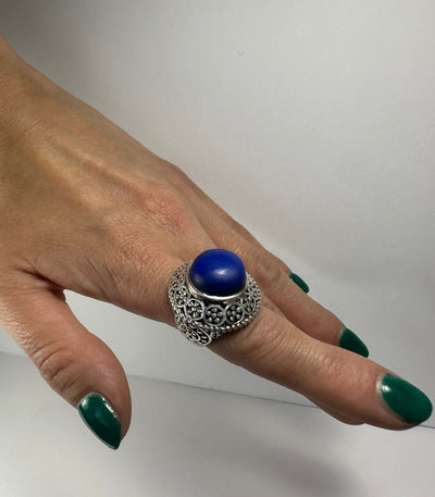 Lapis Lazuli Ring - Size 5.5 by Rare Earth Gallery - product image 2 for Resin Society