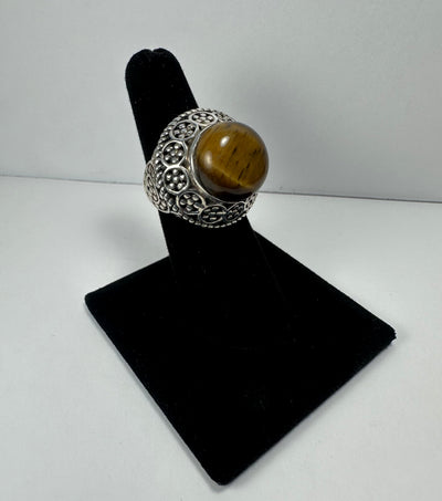 Tiger's Eye Ring - Size 6 by Rare Earth Gallery - product image 2 for Resin Society