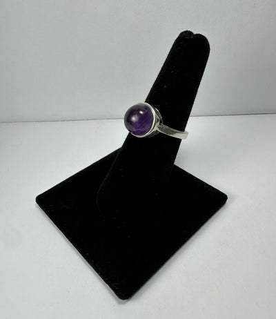 Amethyst Ring - Size 6.5 by Rare Earth Gallery - main product image for Resin Society