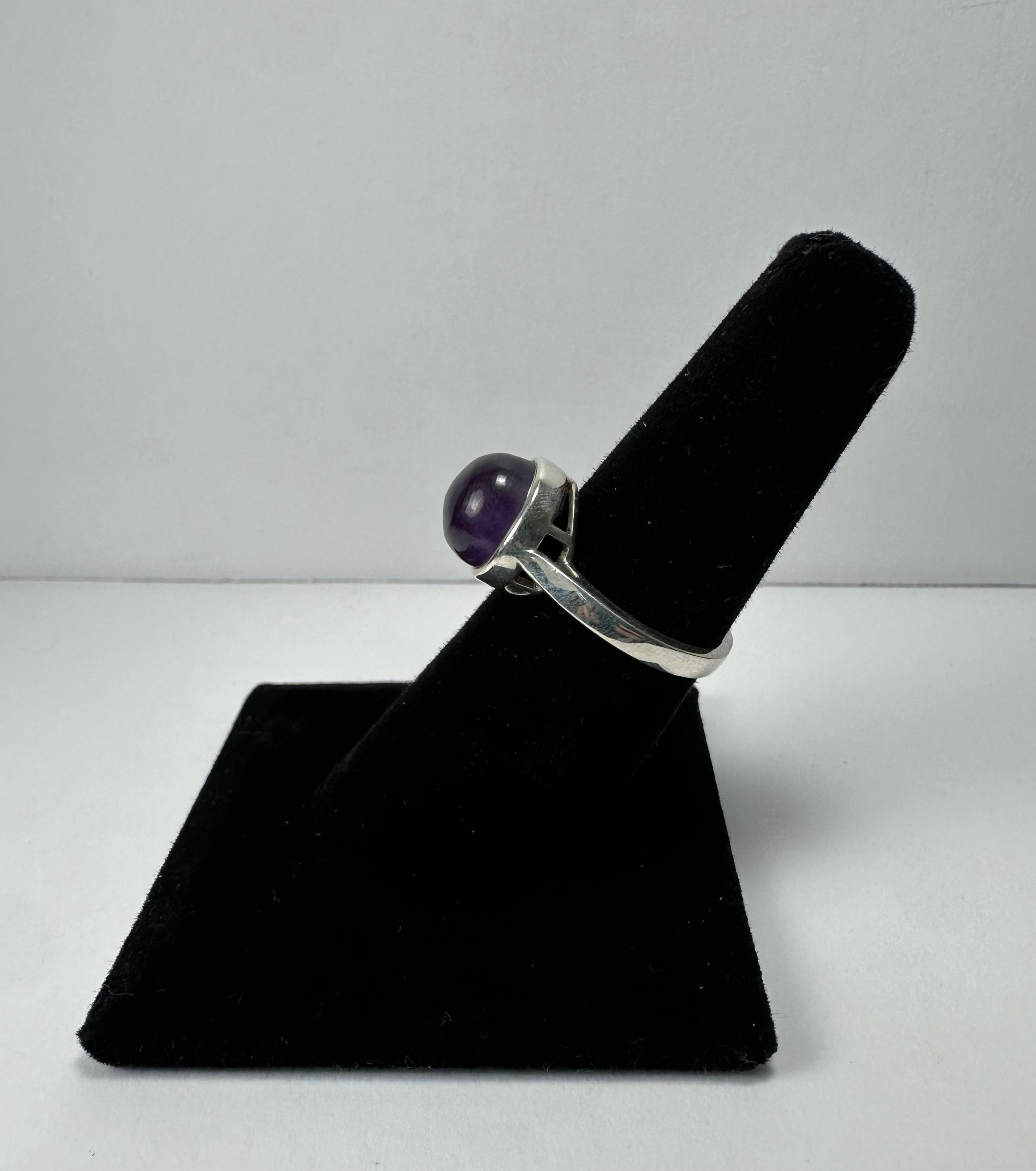 Amethyst Ring - Size 6.5 by Rare Earth Gallery - product image 3 for Resin Society