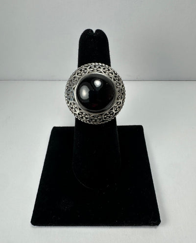 Garnet Ring - Size 6 by Rare Earth Gallery - main product image for Resin Society