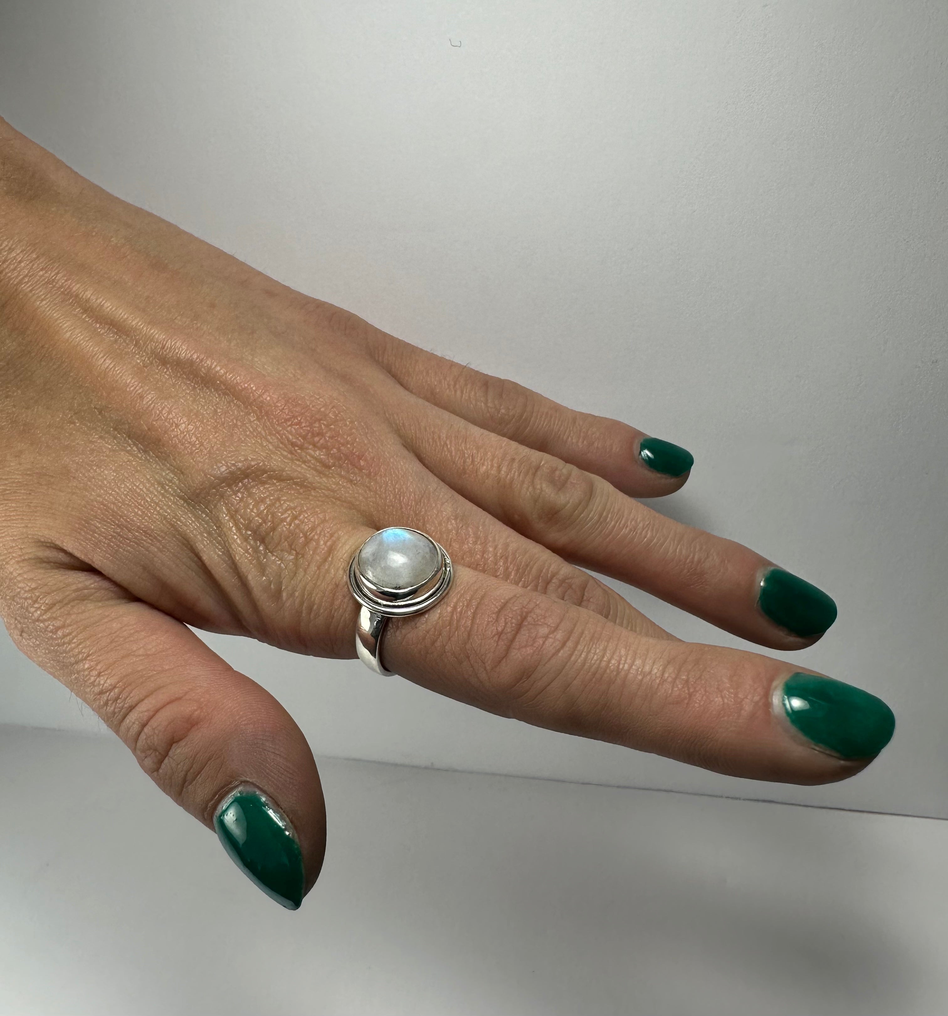 Moonstone Ring - Size 6 by Rare Earth Gallery - product image 2 for Resin Society