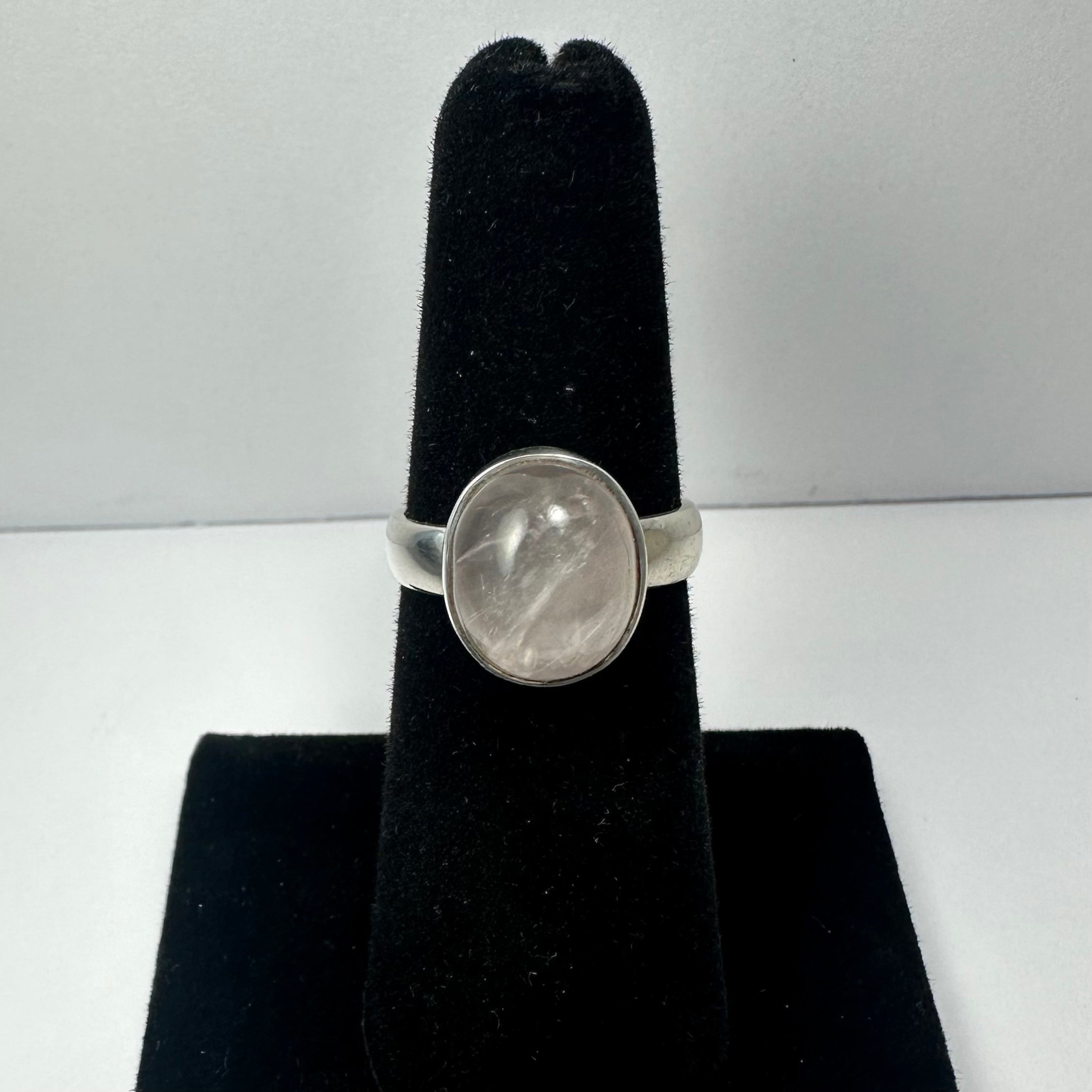 Rose Quartz Ring - Size 6