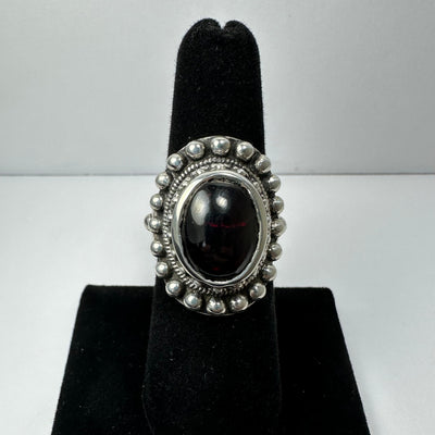 Garnet Ring - Size 6.5