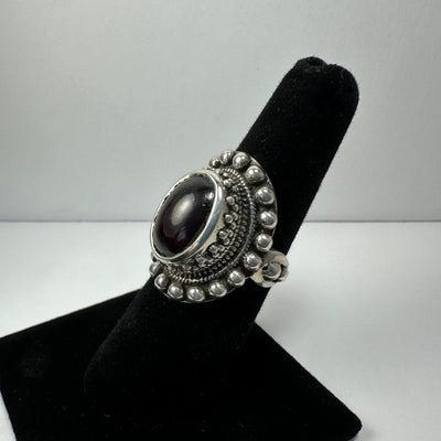 Garnet Ring - Size 6.5