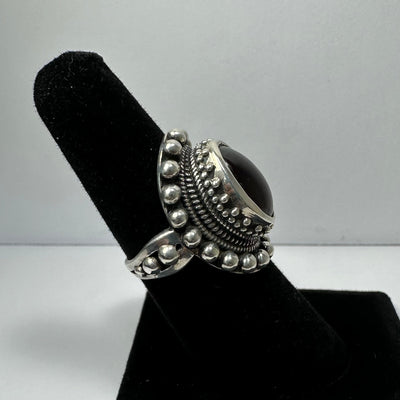 Garnet Ring - Size 6.5 by Rare Earth Gallery - product image 4 for Resin Society