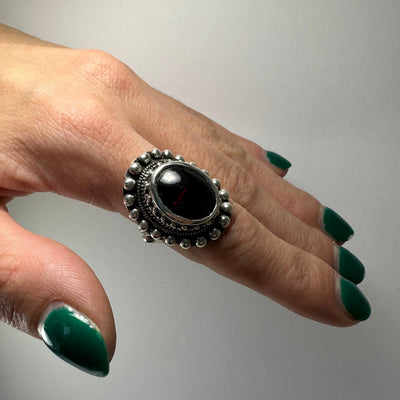 Garnet Ring - Size 6.5