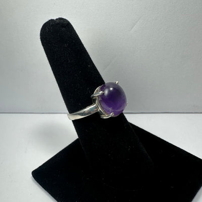 Amethyst Ring - Size 6.5 by Rare Earth Gallery - product image 5 for Resin Society