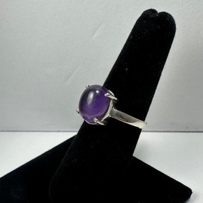 Amethyst Ring - Size 6.5 by Rare Earth Gallery - main product image for Resin Society