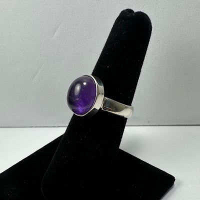 Amethyst Ring - Size 6 by Rare Earth Gallery - main product image for Resin Society