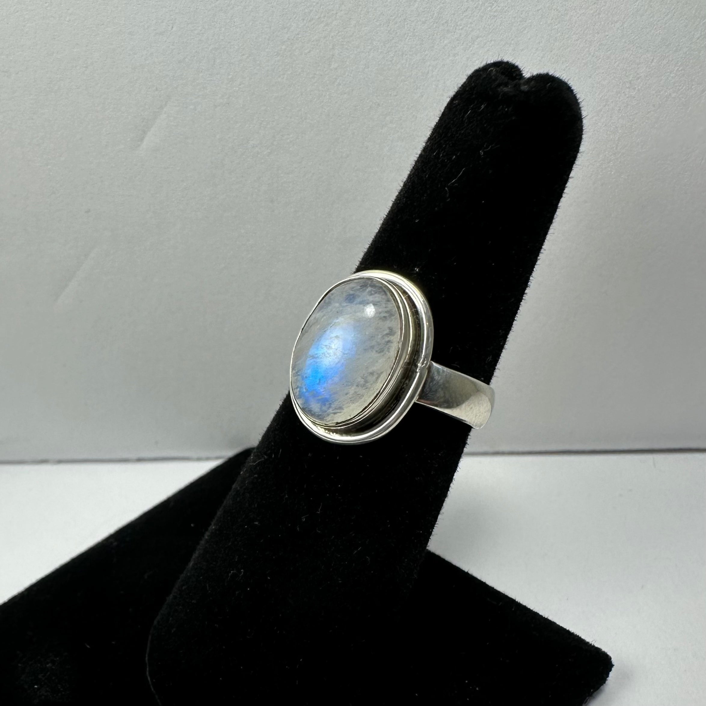 Moonstone Ring - Size 5.5 by Rare Earth Gallery - main product image for Resin Society