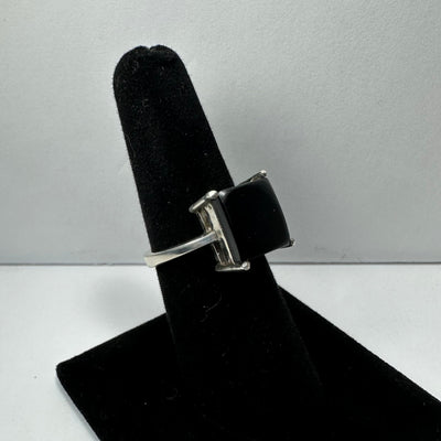 Black Onyx Ring - Size 6.5 by Rare Earth Gallery - main product image for Resin Society