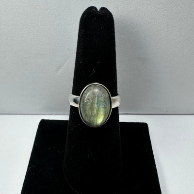 Labradorite Ring - Size 7 by Rare Earth Gallery - product image 3 for Resin Society