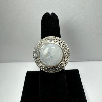 Moonstone Ring - Size 6 by Rare Earth Gallery - product image 3 for Resin Society