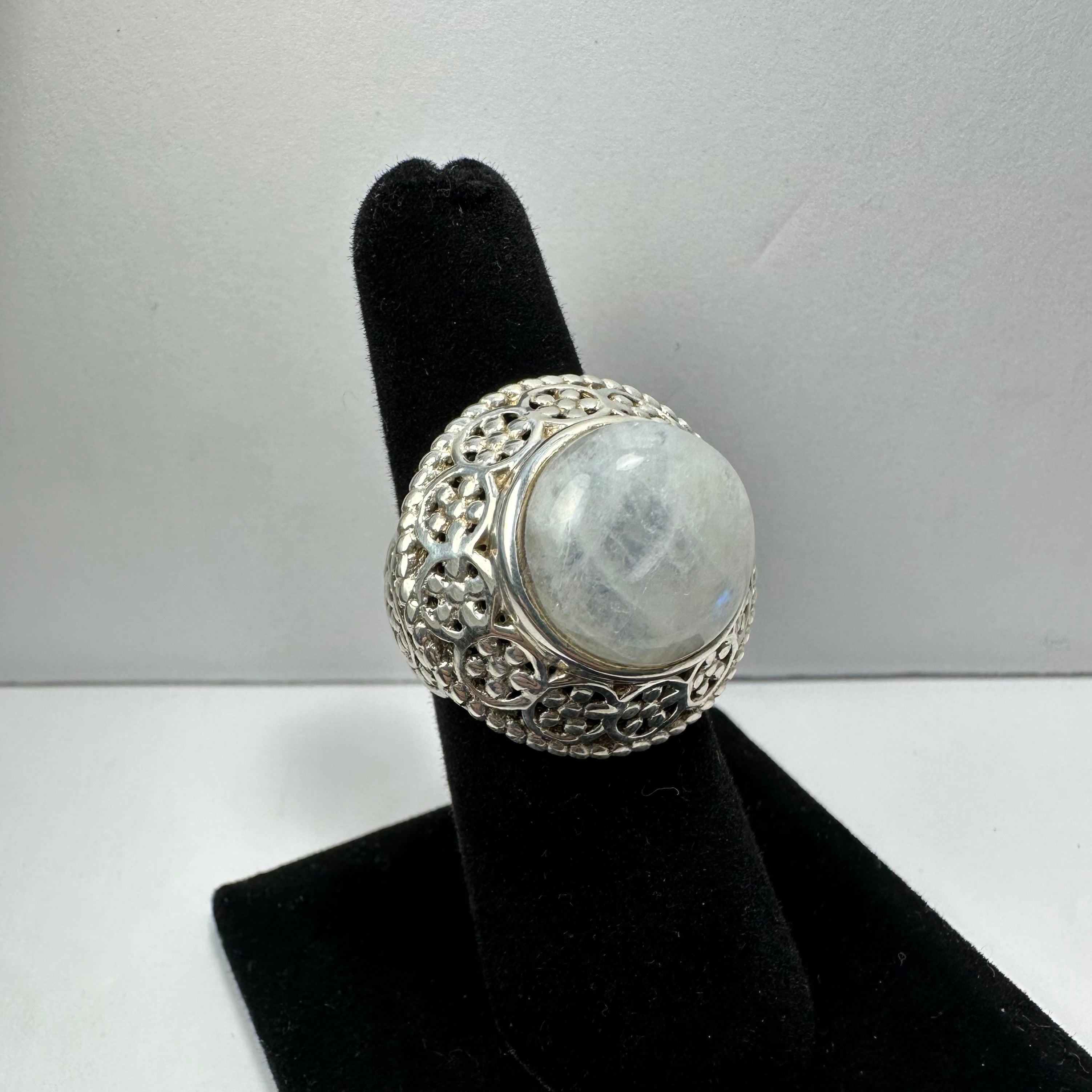 Moonstone Ring - Size 6 by Rare Earth Gallery - product image 4 for Resin Society