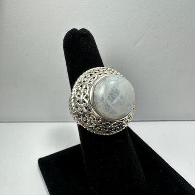 Moonstone Ring - Size 6 by Rare Earth Gallery - product image 4 for Resin Society