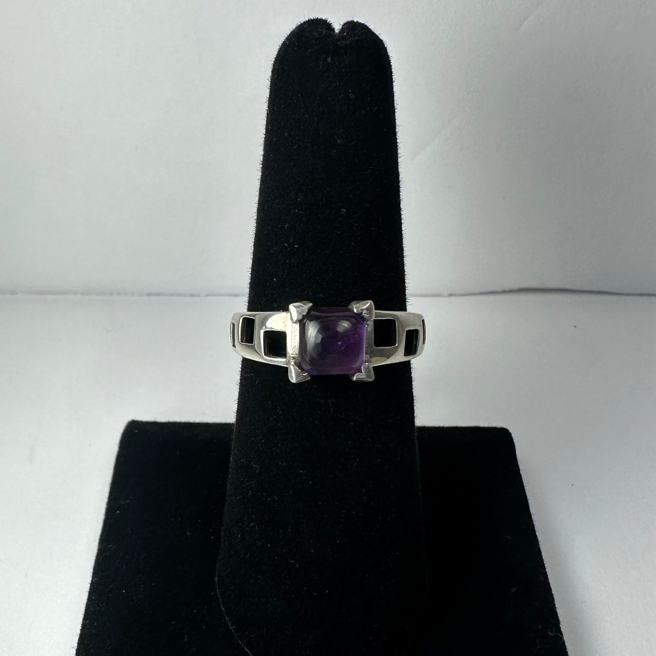 Amethyst Ring - Size 6.5 by Rare Earth Gallery - main product image for Resin Society