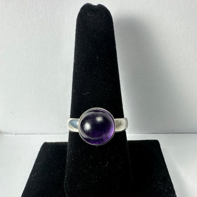 Amethyst Ring - Size 8.5 by Rare Earth Gallery - main product image for Resin Society