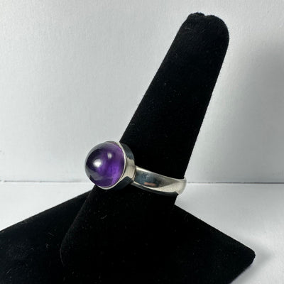 Amethyst Ring - Size 8.5 by Rare Earth Gallery - product image 2 for Resin Society