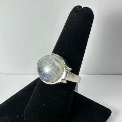 Moonstone Ring - Size 8 by Rare Earth Gallery - main product image for Resin Society