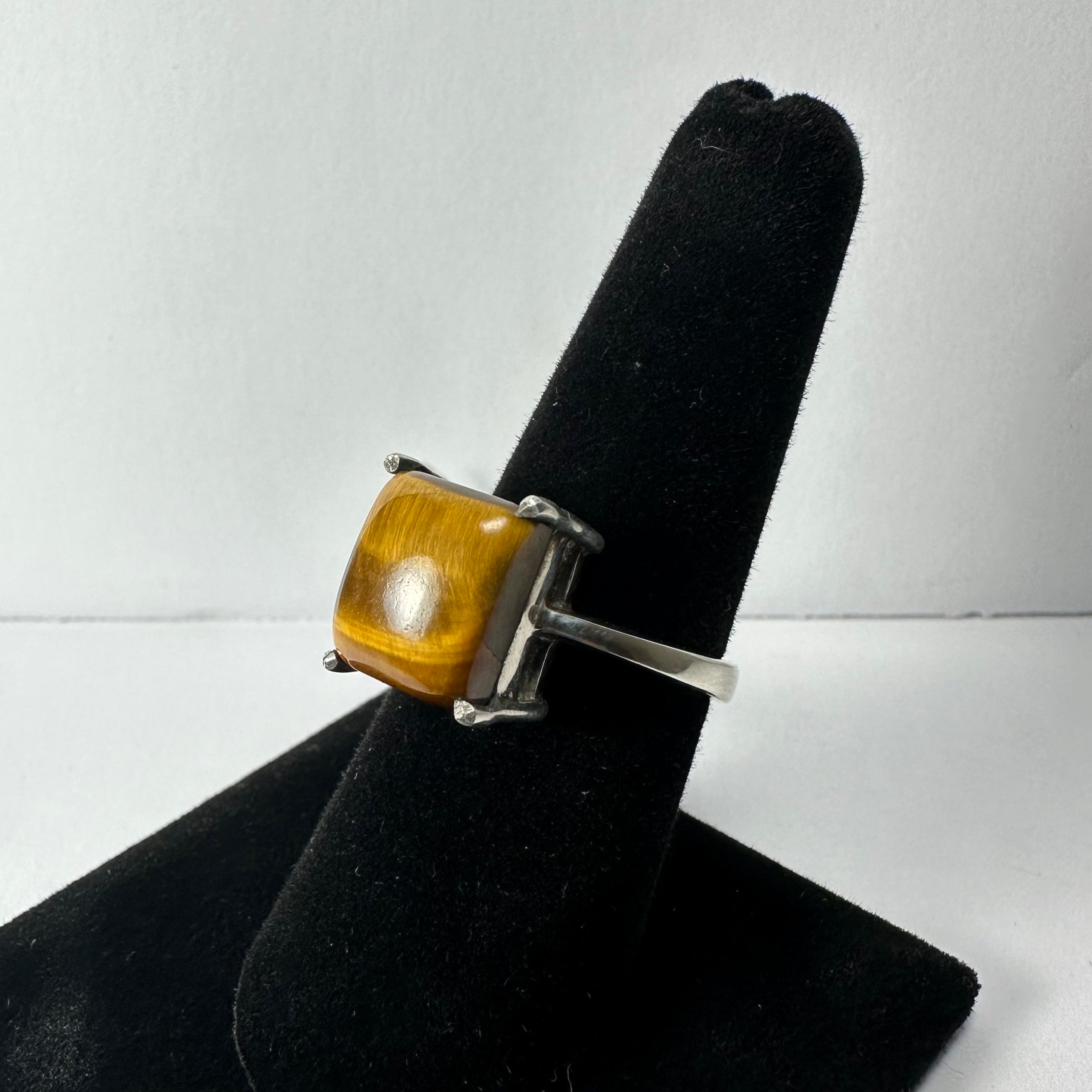 Tiger's Eye Ring - Size 7 by Rare Earth Gallery - product image 2 for Resin Society