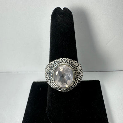 Rose Quartz Ring - Size 7 by Rare Earth Gallery - main product image for Resin Society