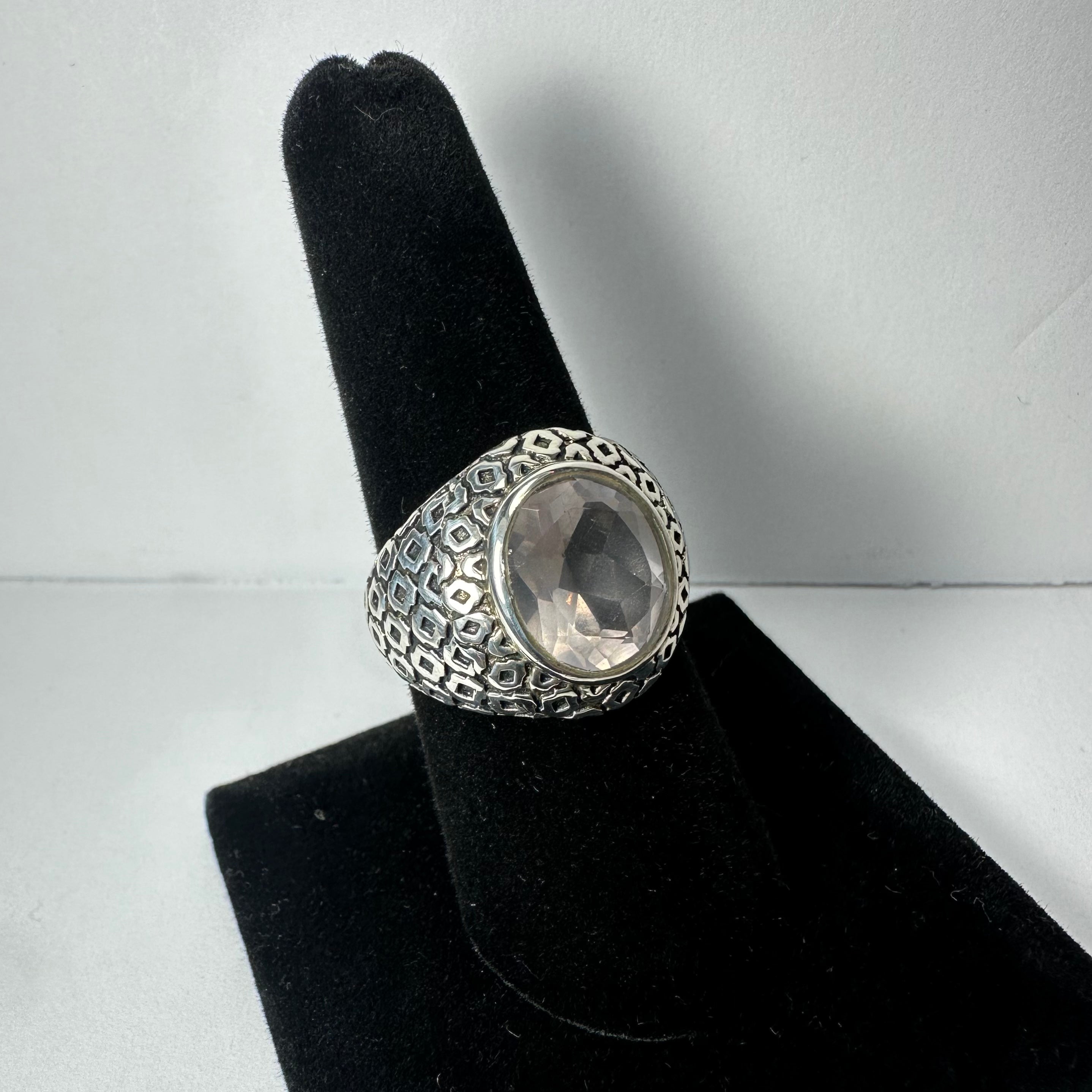 Rose Quartz Ring - Size 7 by Rare Earth Gallery - product image 4 for Resin Society