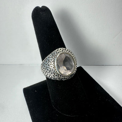 Rose Quartz Ring - Size 7 by Rare Earth Gallery - product image 4 for Resin Society