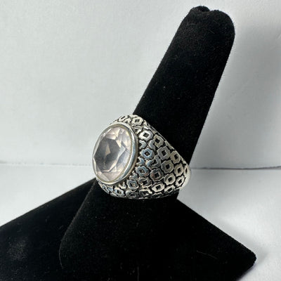 Rose Quartz Ring - Size 7 by Rare Earth Gallery - product image 2 for Resin Society