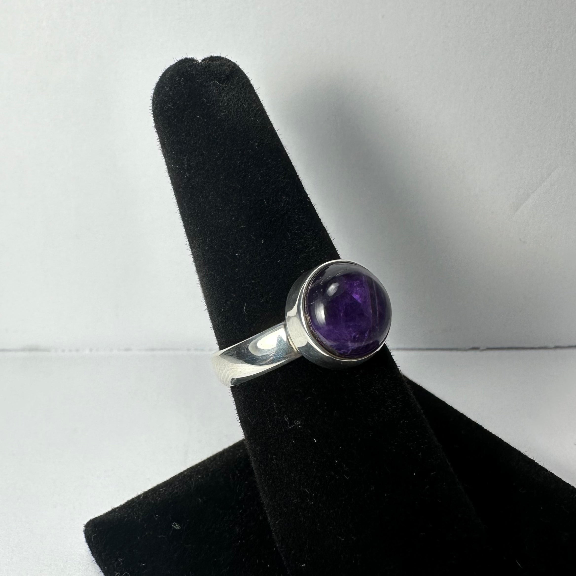 Amethyst Ring - Size 7 by Rare Earth Gallery - product image 2 for Resin Society