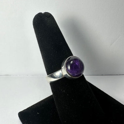 Amethyst Ring - Size 7 by Rare Earth Gallery - product image 2 for Resin Society
