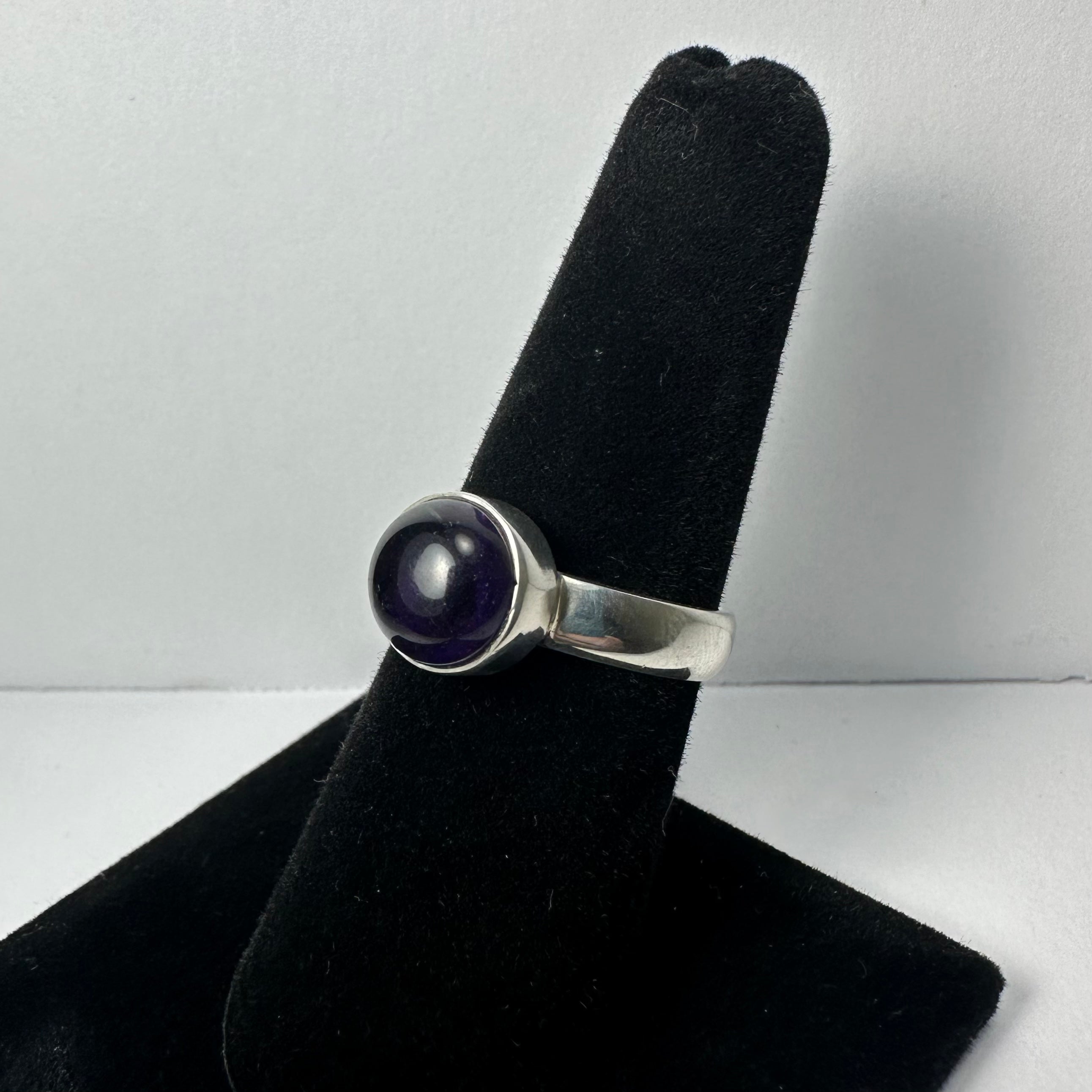 Amethyst Ring - Size 7 by Rare Earth Gallery - main product image for Resin Society