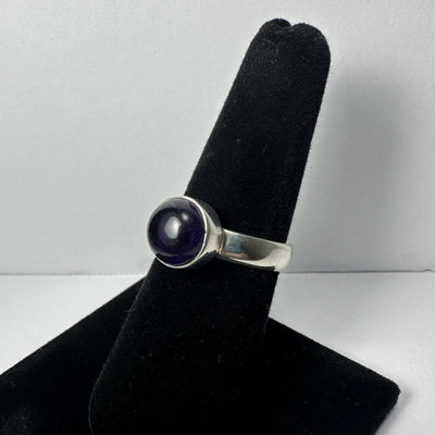Amethyst Ring - Size 7 by Rare Earth Gallery - main product image for Resin Society