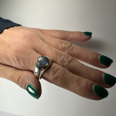 Labradorite Ring - Size 8.5 by Rare Earth Gallery - product image 5 for Resin Society