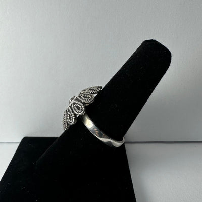 .925 Sterling Silver Flower Ring - Size 8 by Rare Earth Gallery - product image 5 for Resin Society
