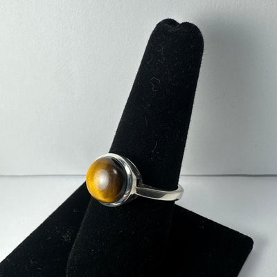 Tiger's Eye Ring - Size 8 by Rare Earth Gallery - main product image for Resin Society