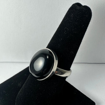 Black Onyx Ring - Size 8