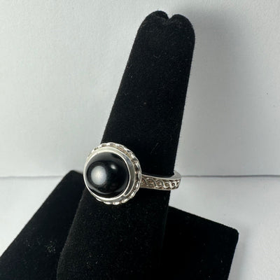 Black Onyx Ring - Size 8