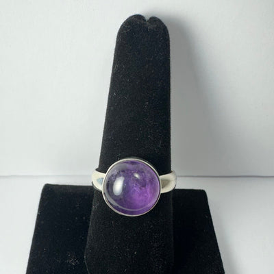 Amethyst Ring - Size 9 by Rare Earth Gallery - main product image for Resin Society