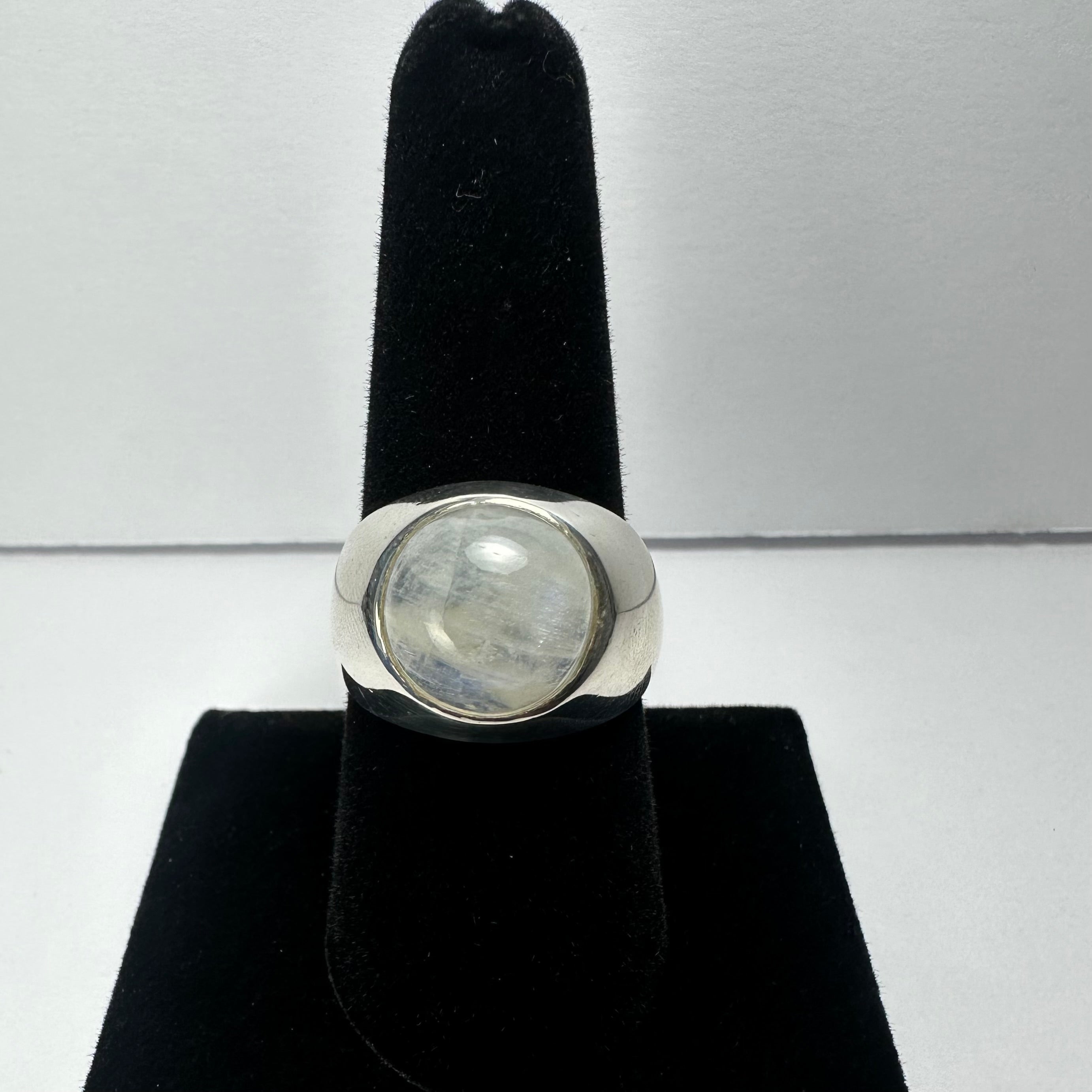 Moonstone Ring - Size 9 by Rare Earth Gallery - main product image for Resin Society